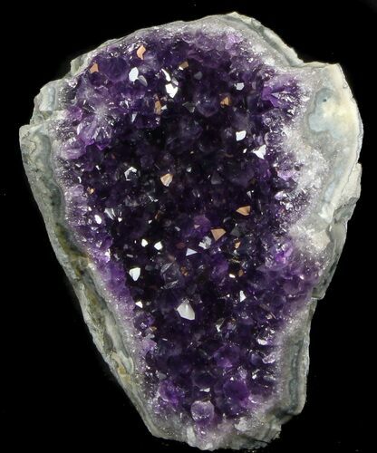 Dark Purple Amethyst Cut Base Cluster - Uruguay #36638